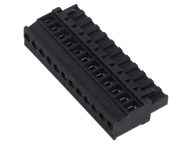 Connector: ontkoppelbare terminal strip; stekker; vrouwelijk Connector: ontkoppelbare terminal strip; stekker; vrouwelijk